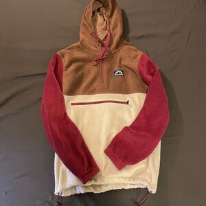 FLEECE PULL OVER SWEATER WITH ZIPPER POCKET